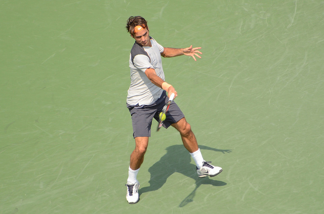 Roger Federer forehand